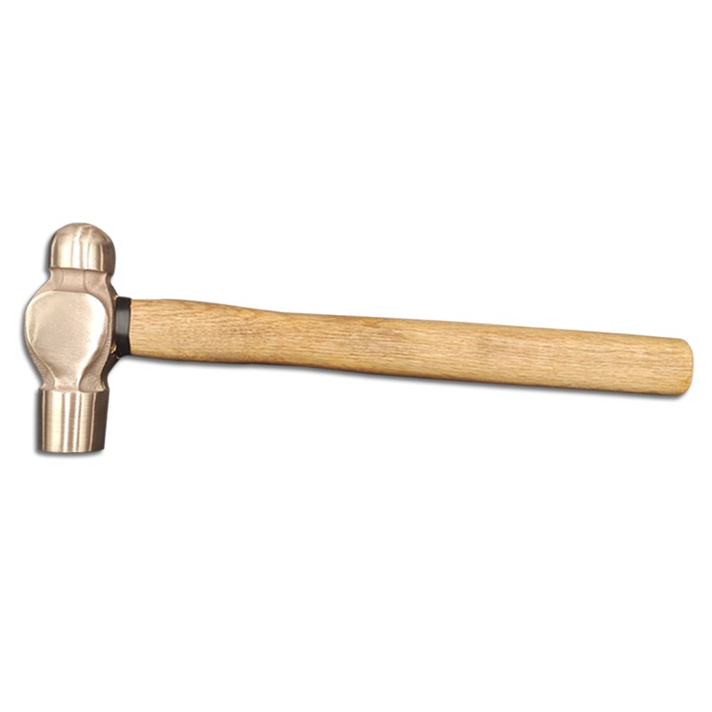 防爆木柄圓頭錘防爆工具無(wú)火花工具鋁青銅鈹青銅黃銅